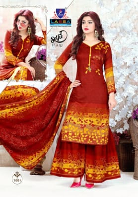 Lassa Selfie Plazo Cotton Designer Casual Collection Salwar Suits
