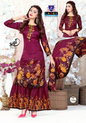 Lassa Selfie Plazo Cotton Designer Casual Collection Salwar Suits