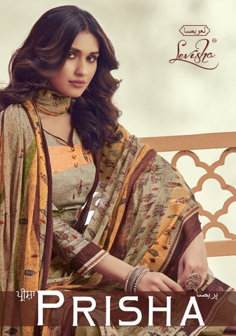 LEVISHA PRISHA ZAM SILK KHATLI HANDWORK SALWAR SUIT COLLECTION