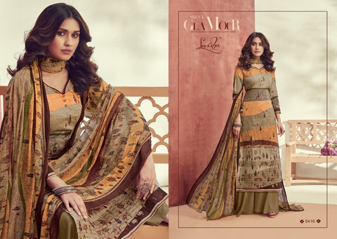 LEVISHA PRISHA ZAM SILK KHATLI HANDWORK SALWAR SUIT COLLECTION