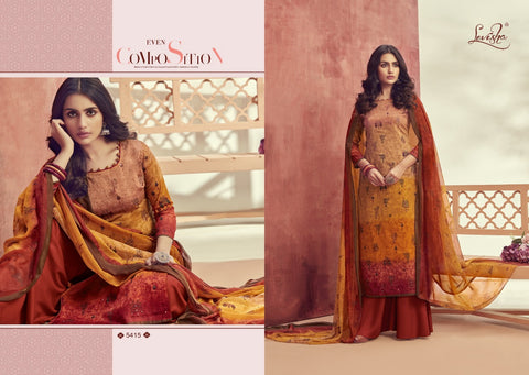 LEVISHA PRISHA ZAM SILK KHATLI HANDWORK SALWAR SUIT COLLECTION