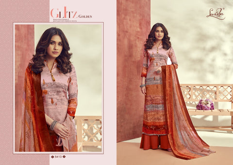 LEVISHA PRISHA ZAM SILK KHATLI HANDWORK SALWAR SUIT COLLECTION