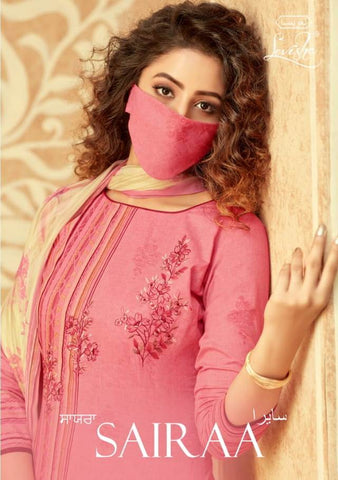 LEVISHA SAIRAA COTTON FABRIC WITH EMBROIDERY WORK SALWAR SUIT