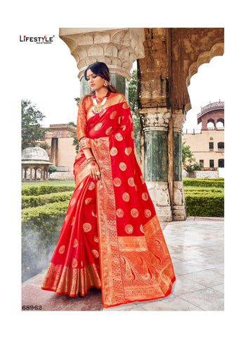 Lifestyle sarees: Buy Lifestyle silk sarees and Banarasi silk sarees online  in Surat