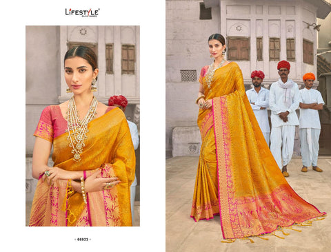Lifestyle Presents Maliha Nylon Fancy Designer Sarees Collection