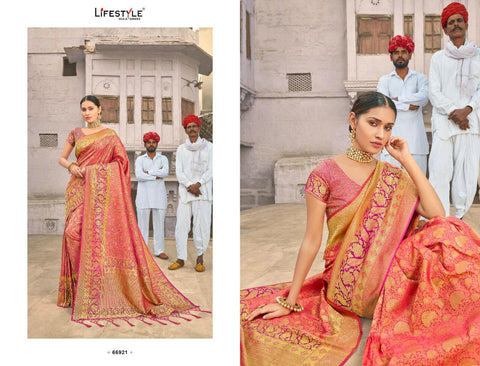 Lifestyle Presents Maliha Nylon Fancy Designer Sarees Collection