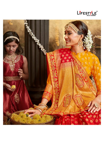 Lifestyle Swetagini Nylone Silk Fancy Designer Saree
