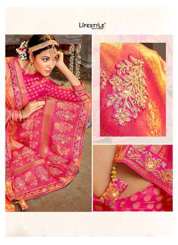 Lifestyle Swetagini Nylone Silk Fancy Designer Saree