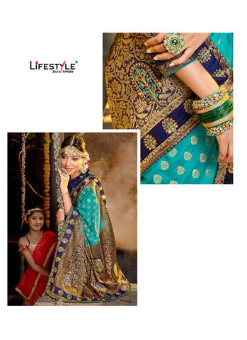 Lifestyle Swetagini Nylone Silk Fancy Designer Saree