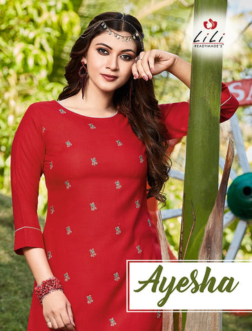 Lili Presents Ayesha Designer Salwar Kurtis