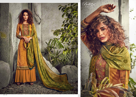 Belliza Designer Studio Livaa Jam Cotton Digital Printed Salwar Kameez