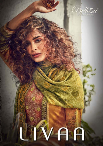 Belliza Designer Studio Livaa Jam Cotton Digital Printed Salwar Kameez