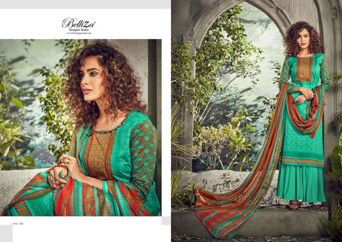 Belliza Designer Studio Livaa Jam Cotton Digital Printed Salwar Kameez