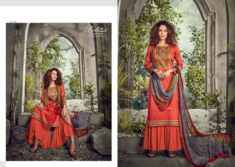 Belliza Designer Studio Livaa Jam Cotton Digital Printed Salwar Kameez