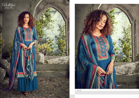 Belliza Designer Studio Livaa Jam Cotton Digital Printed Salwar Kameez
