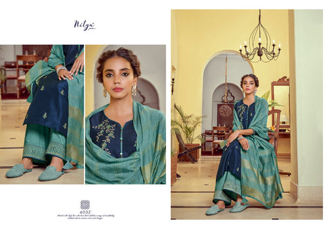 Lt Nitya Presents Pahel Silk Fancy Designer Kurtis Collection With Plazzo