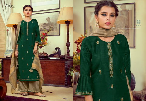 Lt Nitya Presents Pahel Silk Fancy Designer Kurtis Collection With Plazzo
