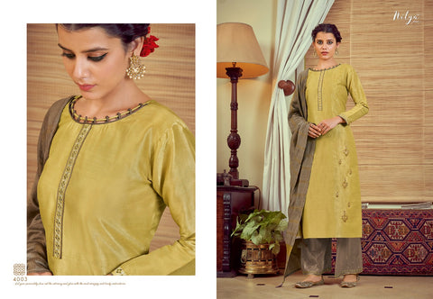Lt Nitya Presents Pahel Silk Fancy Designer Kurtis Collection With Plazzo