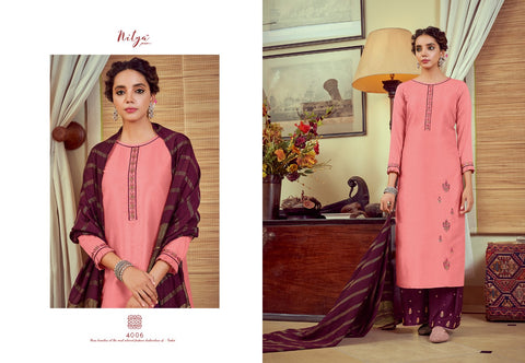 Lt Nitya Presents Pahel Silk Fancy Designer Kurtis Collection With Plazzo