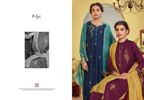 Lt Nitya Presents Pahel Silk Fancy Designer Kurtis Collection With Plazzo