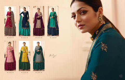 LT FABRICS NITYA VOL.153 EMBROIDERED DESIGNER WEDDING COLLECTION