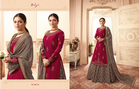 LT FABRICS NITYA VOL.153 EMBROIDERED DESIGNER WEDDING COLLECTION