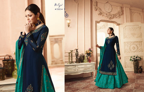 LT FABRICS NITYA VOL.153 EMBROIDERED DESIGNER WEDDING COLLECTION
