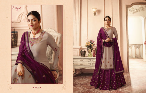 LT FABRICS NITYA VOL.153 EMBROIDERED DESIGNER WEDDING COLLECTION
