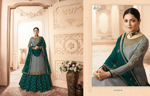 LT FABRICS NITYA VOL.153 EMBROIDERED DESIGNER WEDDING COLLECTION