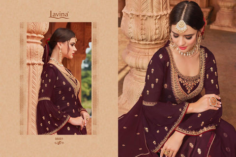 Lavina Vol 98 Banglori Silk Jacquard Salwar Kameez