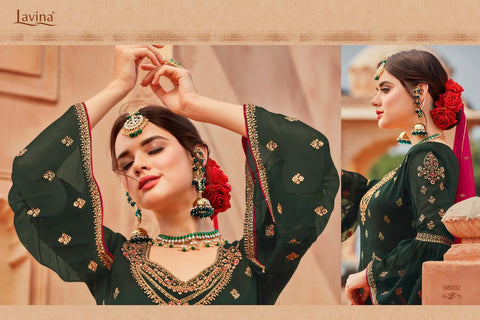 Lavina Vol 98 Banglori Silk Jacquard Salwar Kameez