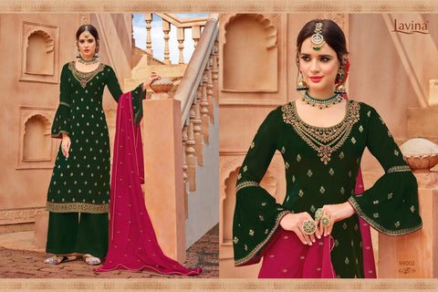 Lavina Vol 98 Banglori Silk Jacquard Salwar Kameez