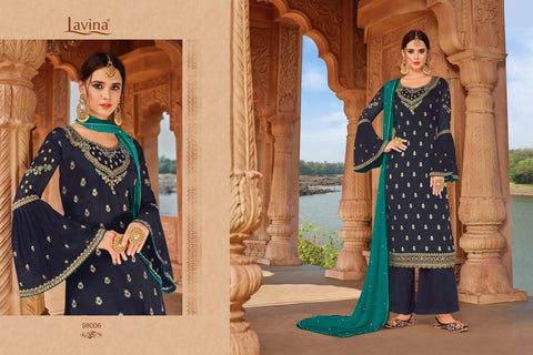 Lavina Vol 98 Banglori Silk Jacquard Salwar Kameez