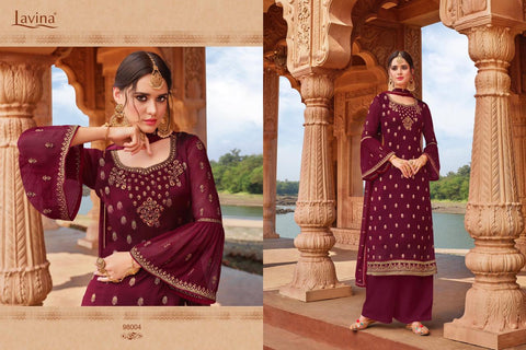 Lavina Vol 98 Banglori Silk Jacquard Salwar Kameez