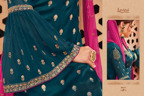 Lavina Vol 98 Banglori Silk Jacquard Salwar Kameez