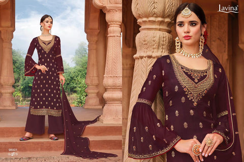 Lavina Vol 98 Banglori Silk Jacquard Salwar Kameez