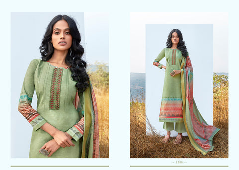 Laxmimaya Silk Mills Reet Cotton Digital Print Salwar Suits