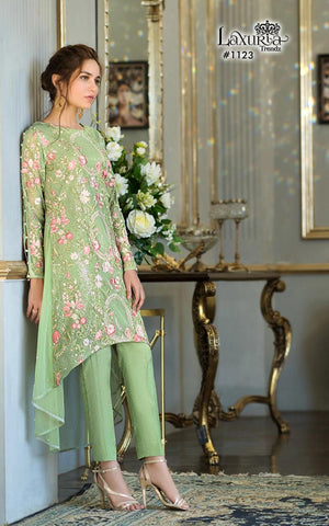 Luxuria Launched D No 1123 Georgette Stylish Designer Kurtis Collection