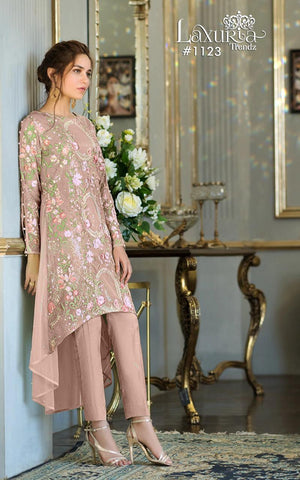 Luxuria Launched D No 1123 Georgette Stylish Designer Kurtis Collection
