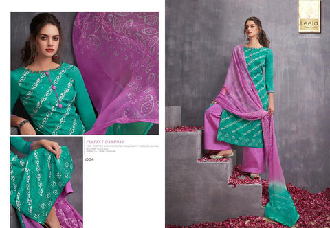 Leela Kayra Cotton Fancy Work Designer Salwar Kameez