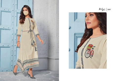 Lt Presents Samaira Cotton Casual Wear Kurtis Collection