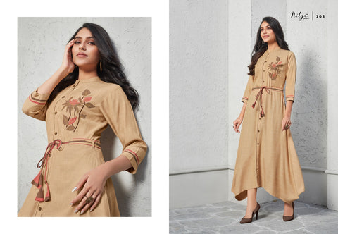 Lt Presents Samaira Cotton Casual Wear Kurtis Collection