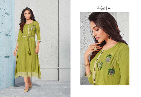 Lt Presents Samaira Cotton Casual Wear Kurtis Collection