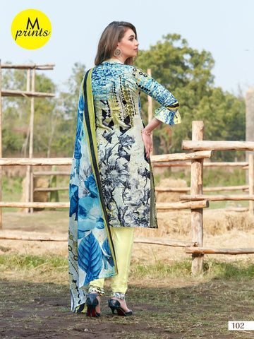 M PRINTS BRINGS PRINTED DAILYWEAR COTTON DRESS MATERIAL COLLECTION