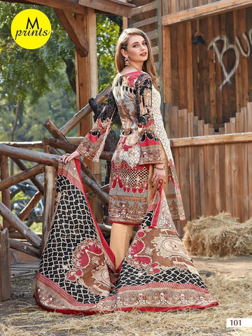 M PRINTS BRINGS PRINTED DAILYWEAR COTTON DRESS MATERIAL COLLECTION