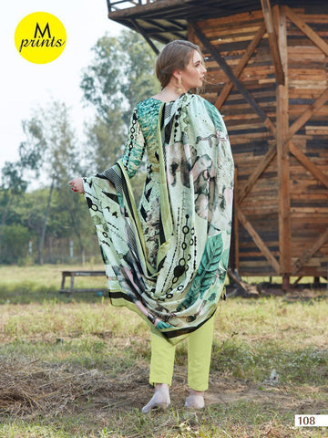 M PRINTS BRINGS PRINTED DAILYWEAR COTTON DRESS MATERIAL COLLECTION