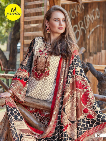 M PRINTS BRINGS PRINTED DAILYWEAR COTTON DRESS MATERIAL COLLECTION