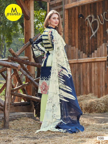 M PRINTS BRINGS PRINTED DAILYWEAR COTTON DRESS MATERIAL COLLECTION