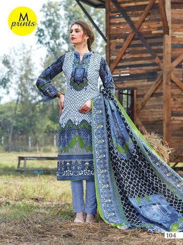 M PRINTS BRINGS PRINTED DAILYWEAR COTTON DRESS MATERIAL COLLECTION