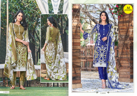 M Print Vol 2 Cotton Digital Karachi Printed Salwar Kameez
